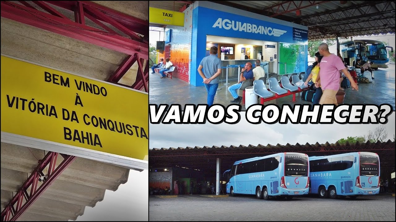COMO É A RODOVIÁRIA de VITÓRIA DA CONQUISTA - TODOS OS GUICHÊS e DESTINOS em DETALHES!