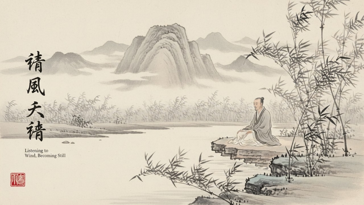 冥想療癒中國風音樂《聽風入靜》(Listening to Wind, Becoming Still)｜2小時禪意音樂｜無鼓點｜古箏・竹笛 Guzheng &Dizi｜Chinese Zen Music