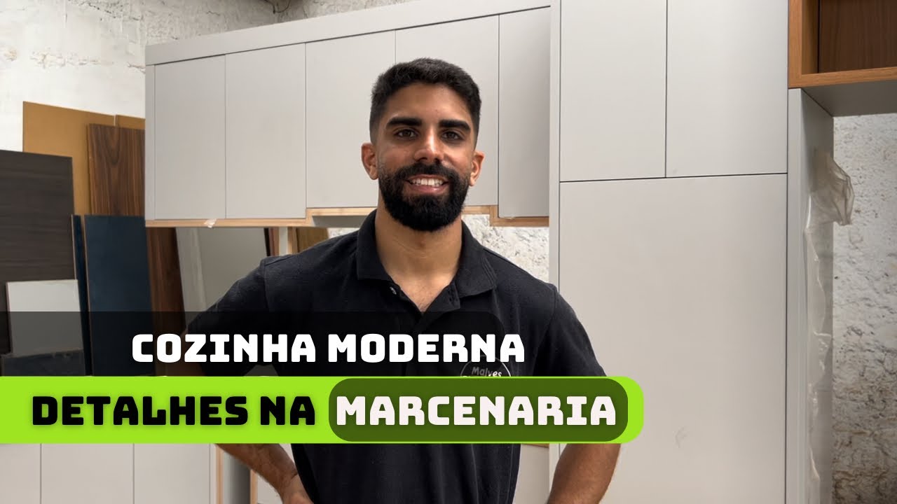 COZINHA MODERNA - DETALHES NA MARCENARIA