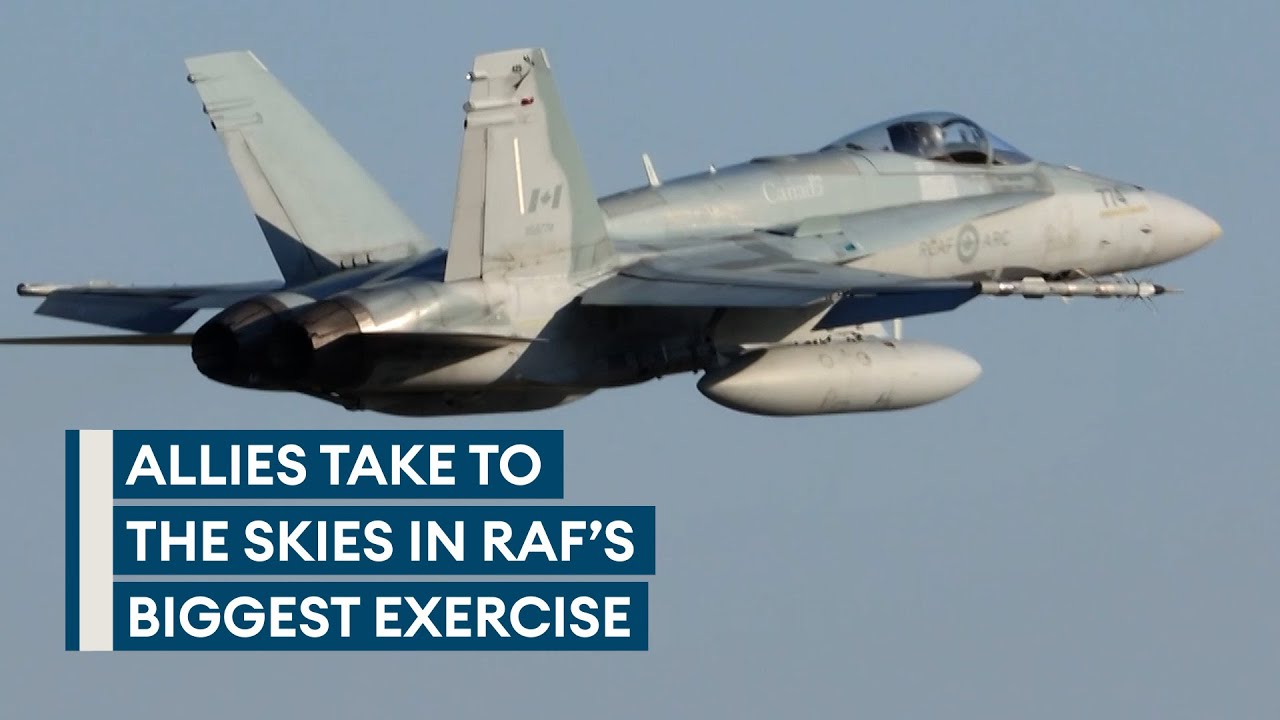 Royal Canadian Air Force joins other nations on RAF's biggest exercise