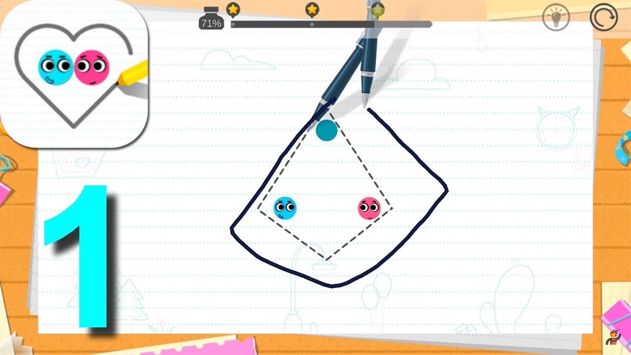 Love Balls Walkthrough Part 1 / Android iOS Gameplay HD