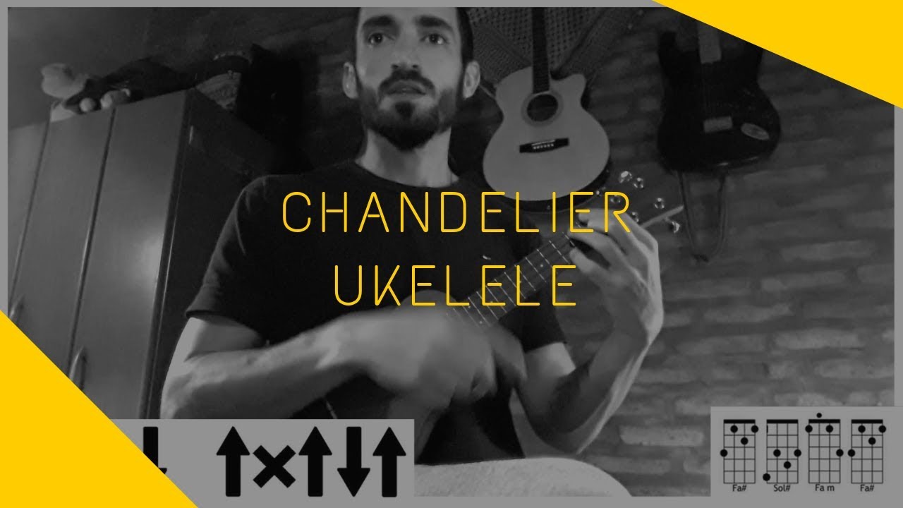UKELELE | Chandelier - Sia (tutorial/cover ukelele)