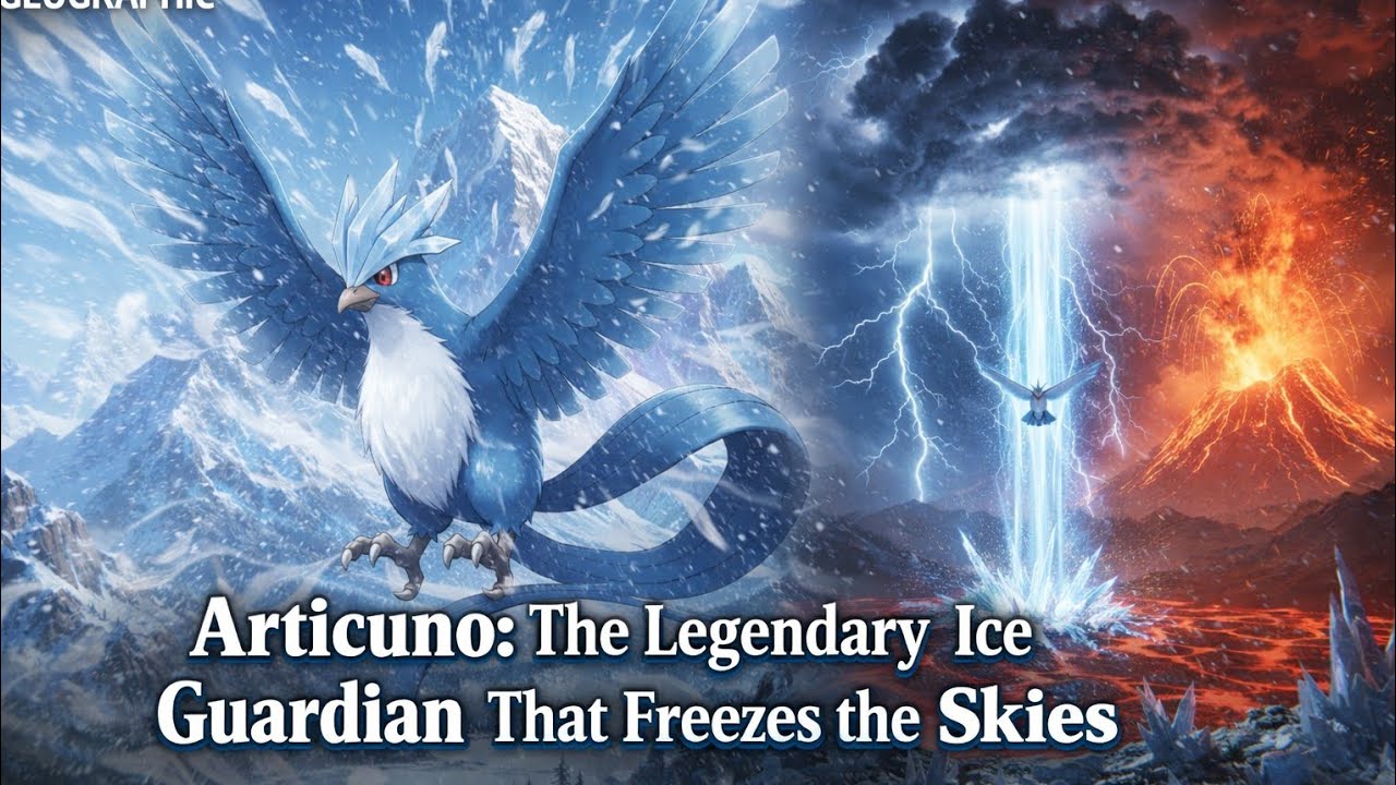 Real life pokemon | Articuno: The Legendary Ice Guardian That Freezes the Skies | Pokémon Geographic