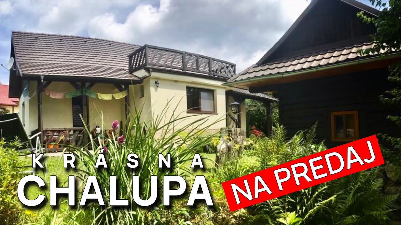 Krásna chalupa pod Vtáčnikom │ CHALUPA NA PREDAJ
