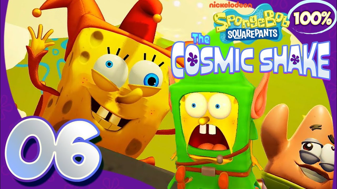SpongeBob SquarePants: The Cosmic Shake 100% Walkthrough Part 6 (PS4)
