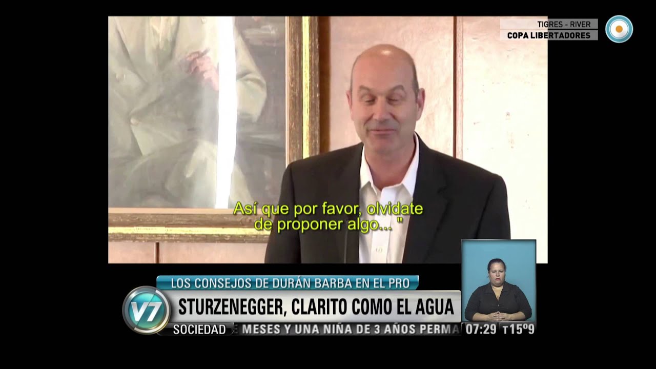 Visión 7 - Sturzenegger, clarito como el agua