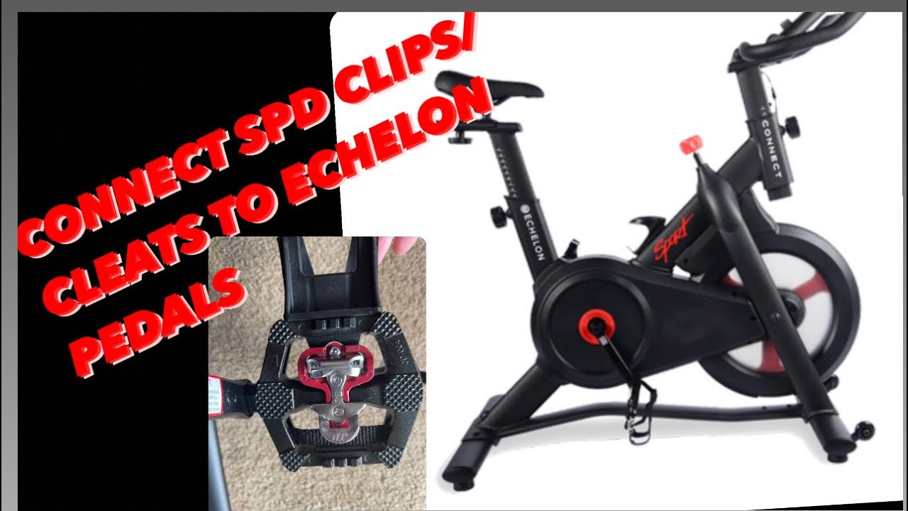 Connect SPD Clips/Cleats on Echelon Connect sport/EX 15 Bike pedals