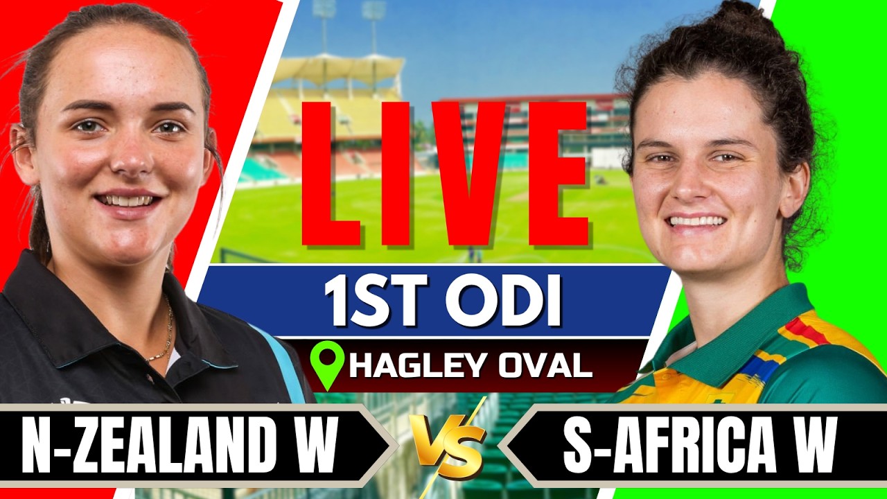 🔴Live: New Zealand Women vs South Africa Women | 1st ODI | Live Score & Commentary | Live cricket