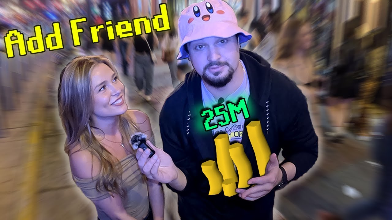 Раздача миллионов игрокам RuneScape на улице