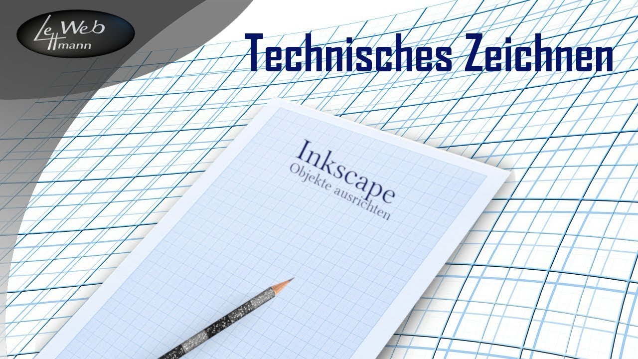 TZ-Tutorial  - Gitter, Hilfslinien und Raster  (Objekte ausrichten) mit Inkscape anlegen