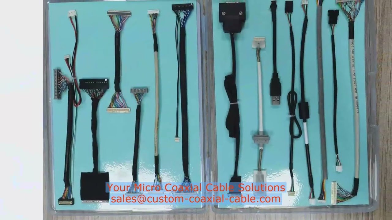 Expert micro-coax lead 100 pin harness Manufactured Built for Aerospace by Turkey Experts Portable A