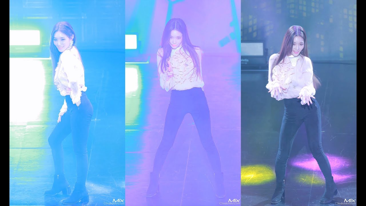 [4k] 180203 랜덤플레이댄스 주인공+가시나+뿜뿜+Lip&Hip+IDLYG 청하Chungha fancam