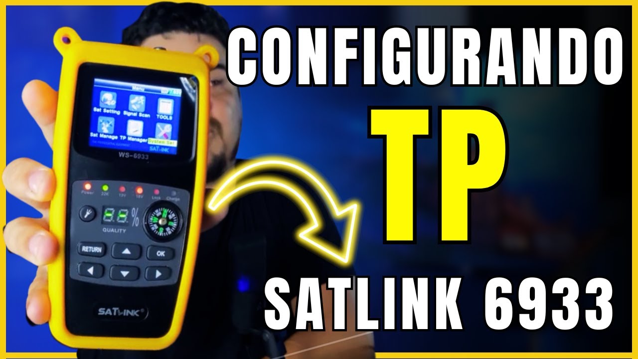 Como Adicionar e Editar TP Satélite no Sat link 6933 Localizador