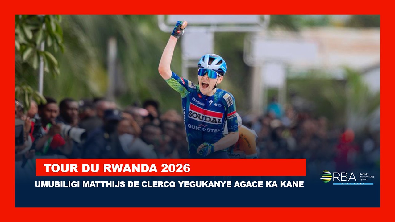 Umubiligi Matthijs De Clercq yegukanye Agace ka Kane ka Tour du Rwanda 2026