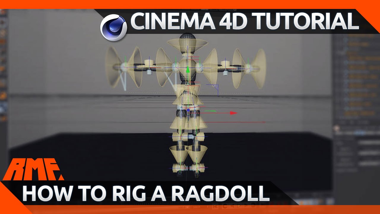 Cinema 4D Tutorial - How to Rig a Rag Doll