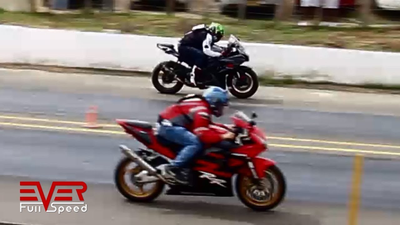 GSXS 750 🆚 MT-09 🆚 R6 🆚 CBR 954RR 🆚 GSXR 600 🆚 S1000R | 11 seg Drag Races Copa Verano B/quilla 2018