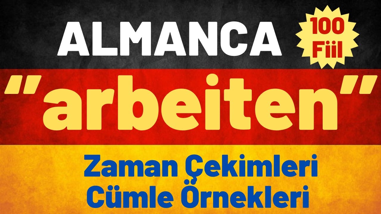 Almanca En Önemli Fiiller ''arbeiten'' #almancaogreniyorum #deutscha1 #deutsch #deutschlernen