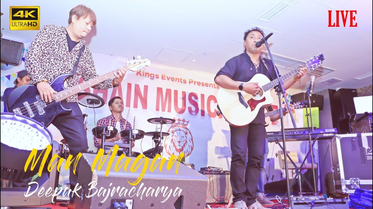 Man Magan | Deepak Bajracharya  |  |DASHAIN MUSICAL NITE HK  |  Mazzako Video