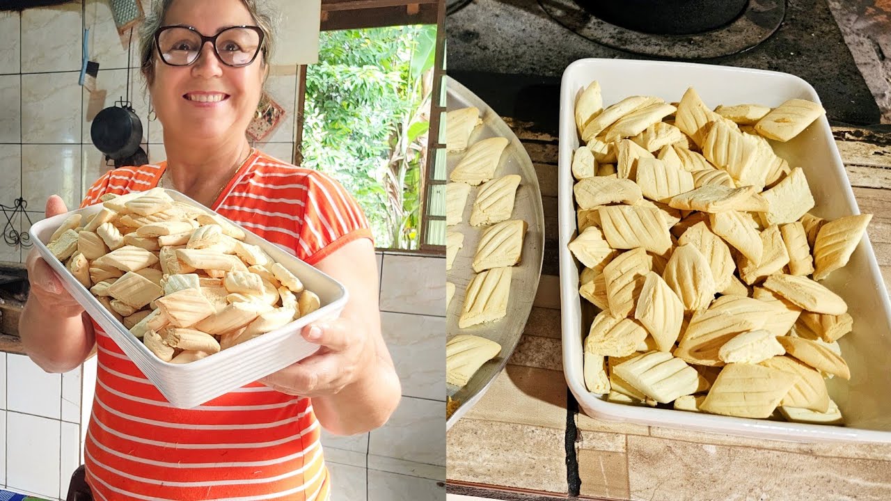 NOSSA VIDA SIMPLES NA ROÇA | FIZ BOLACHA DE NATA 