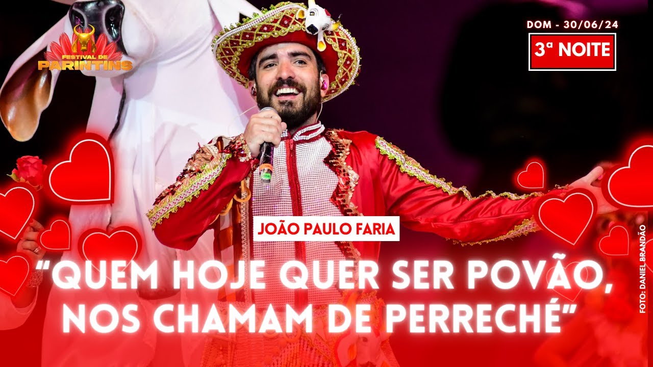 COMPILADO: TODOS OS VERSOS DO AMO JOÃO PAULO FARIA | 3ª NOITE | 30/06/2024