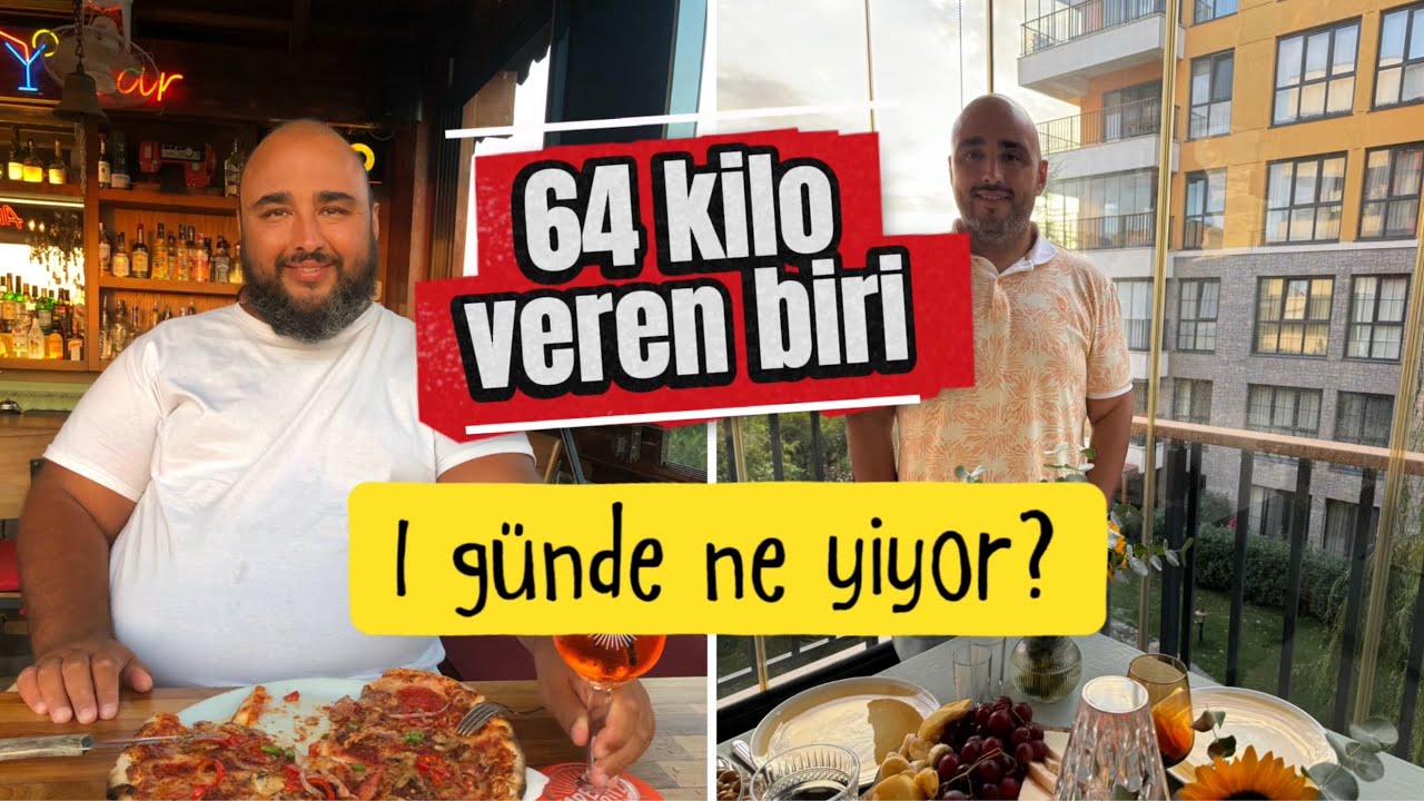 64 KİLO VERİRKEN BİR GÜNDE NELER YEDİM?