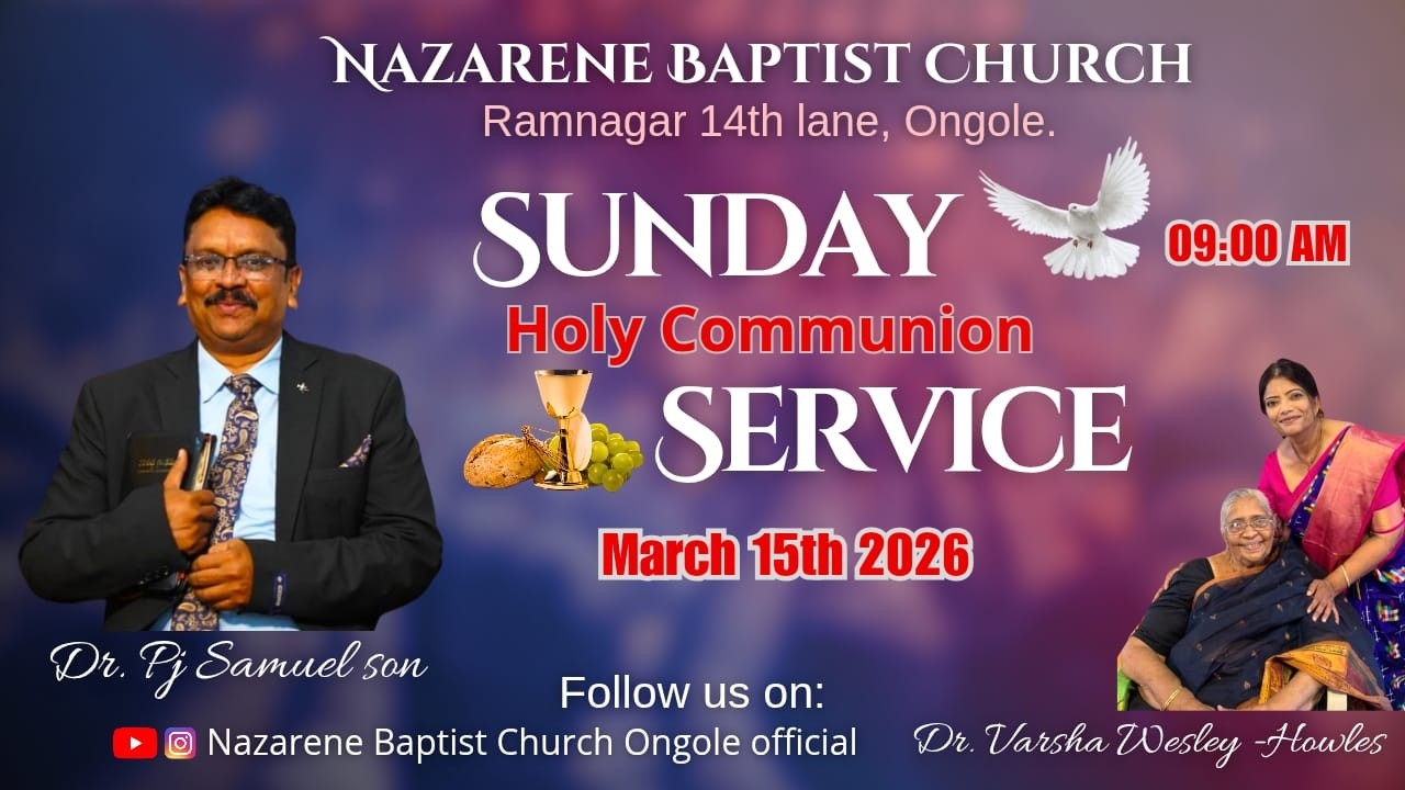 NAZARENE BAPTIST CHURCH ONGOLE OFFICIAL Live Stream