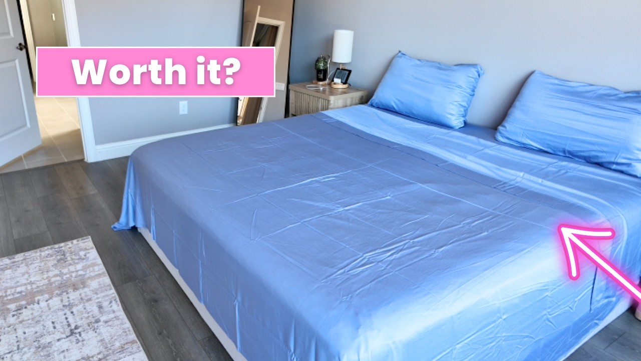 Watch before buying - KRIMANO King Size Bamboo Sheet Set