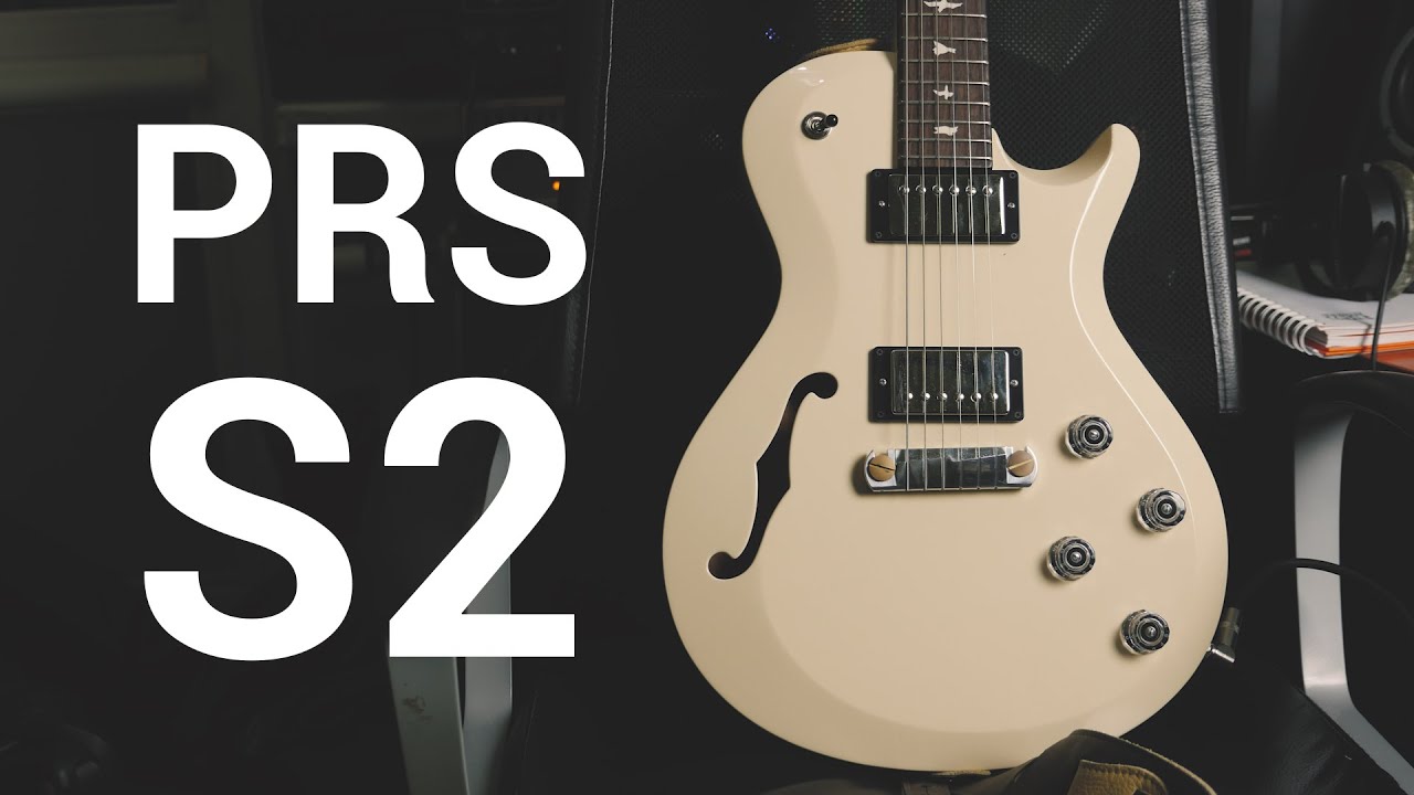 🎸PRS S2 Singlecut Semi Hollow Antique White