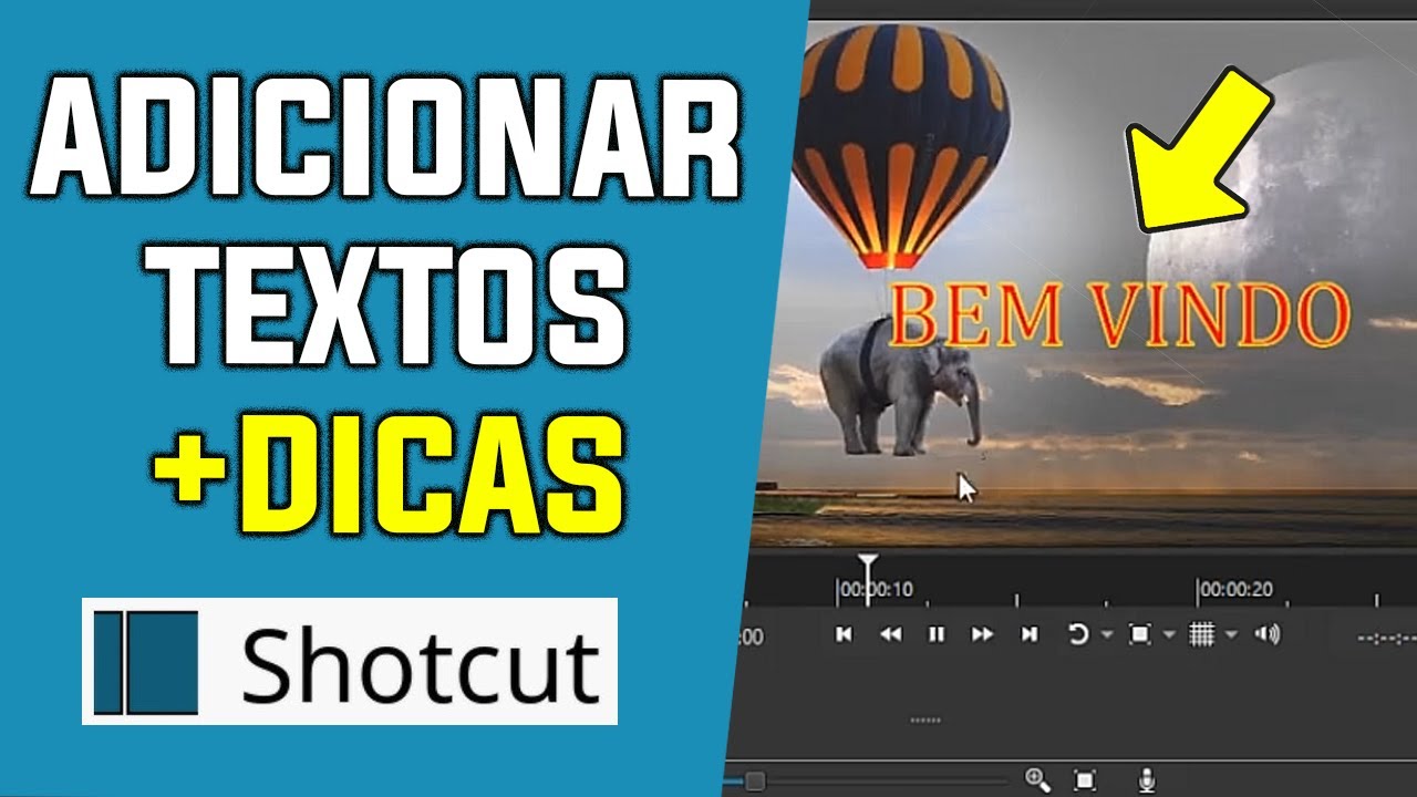 Como Colocar Textos no Shotcut | Tudo que Você Precisa Saber