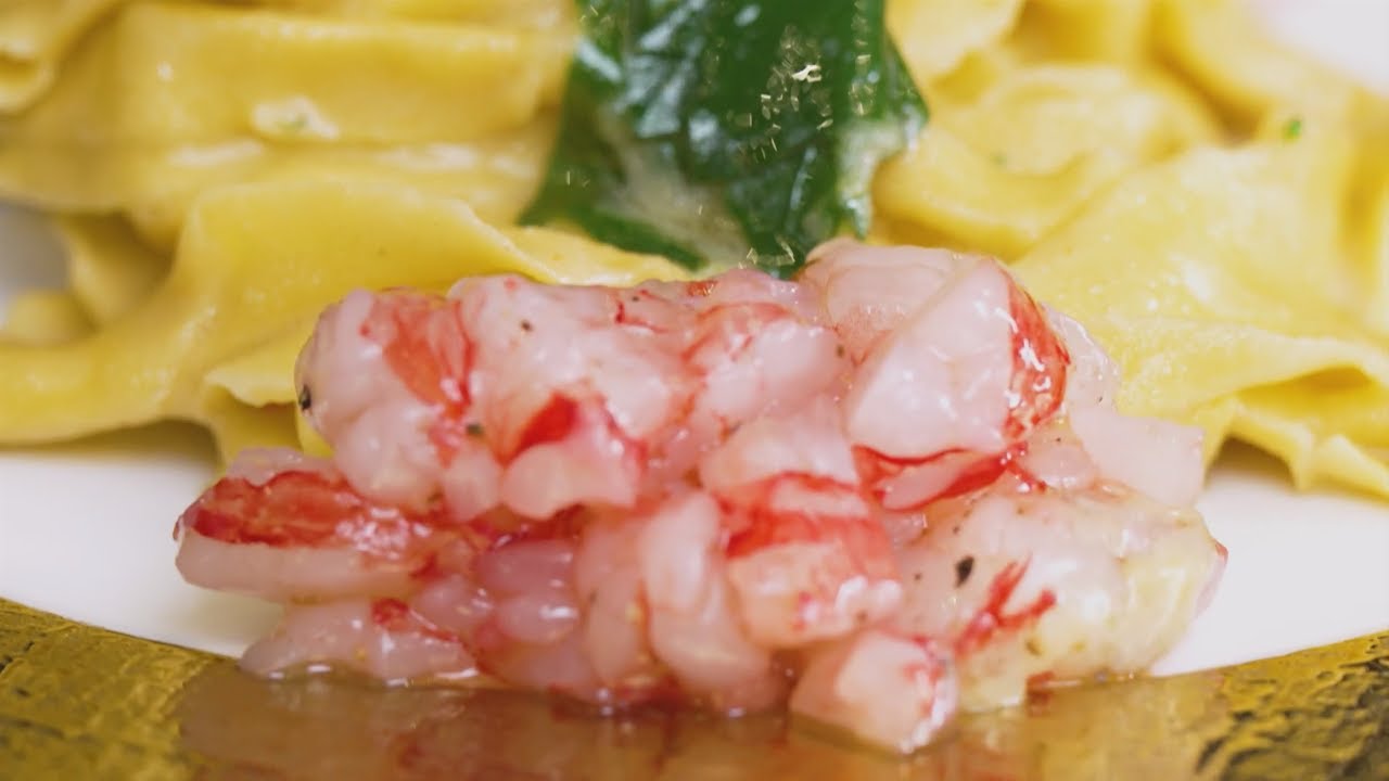 Pappardelle Friarielli e Gamberi | Assunta la regina del Mare