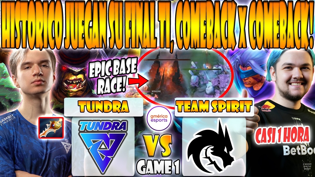 TEAM SPIRIT vs TUNDRA BO2[GAME 1]YATORO, COLLAPSE, MIRELE VS PURE, BZM, 33 - DREAMLEAGUE SEASON 28