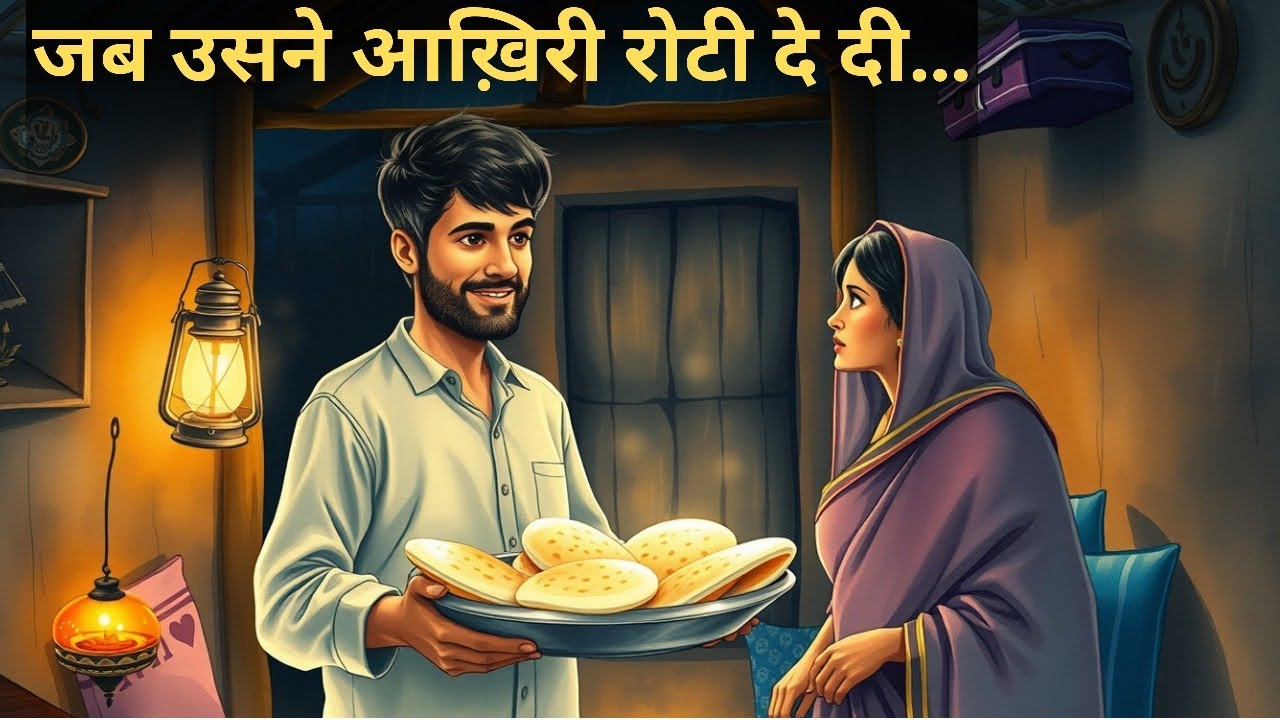 उस रात, भगवान ने सच में उनकी थाली भर दी