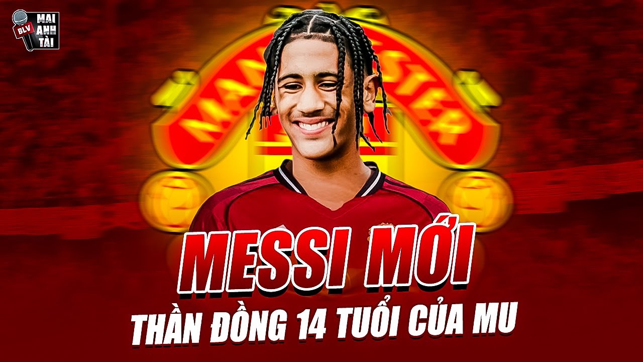 MU TRÌNH LÀNG THẦN ĐỒNG 14 TUỔI ĐƯỢC VÍ NHƯ MESSI MỚI: AMORIM ĐÍCH THÂN ĐÔN LÊN ĐỘI MỘT TẬP LUYỆN