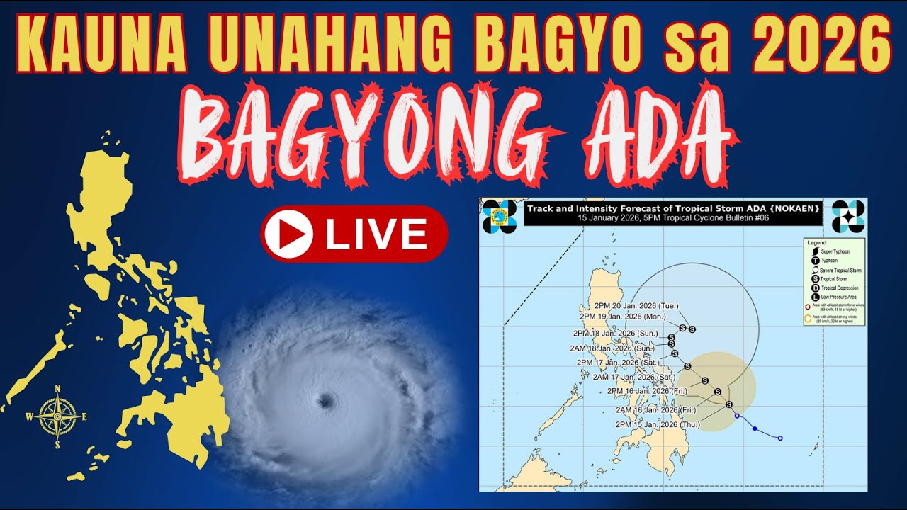🔴ADA: KAUNA UNAHANG BAGYO SA 2026, SAAN MANANALASA? | #ADAPH