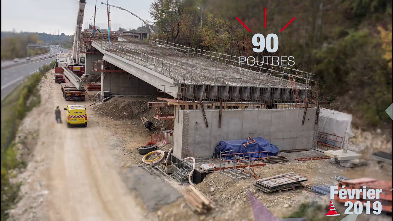 Suppression du passage à niveau n°93 en Haute-Savoie - Timelapse