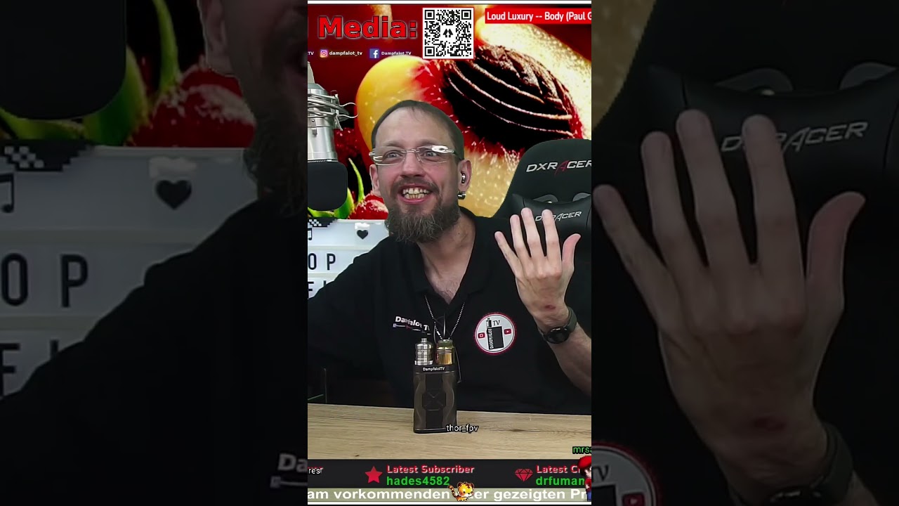 🍑 OWL Salt: White Peach Razz 💨 #dampfalottv  #twitchstreamer #shortreview