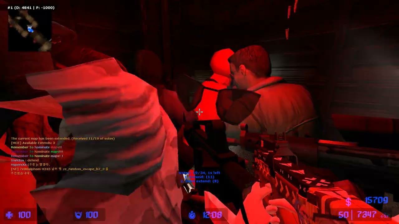 [26.01.24][CounterStrike:Source] 카스소스 좀비탈출 서버 - 1
