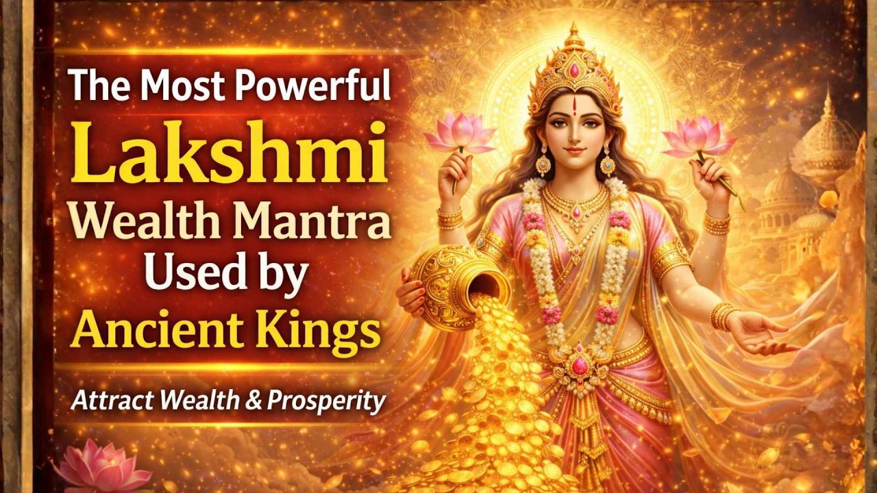 The Most Powerful Lakshmi Wealth Mantra Used by Ancient Kings | Attract Wealth & Prosperity