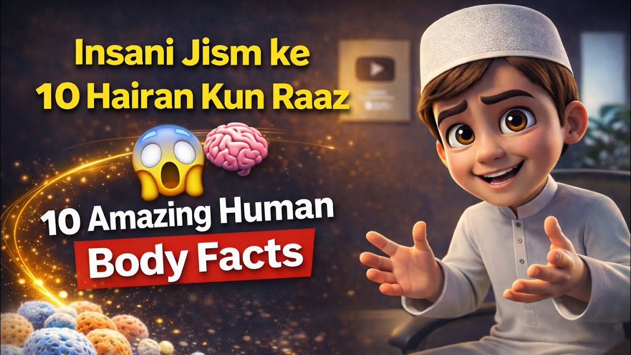 Insani Jism ke 10 Hairan Kun Raaz 😱 | Amazing Human Body Facts