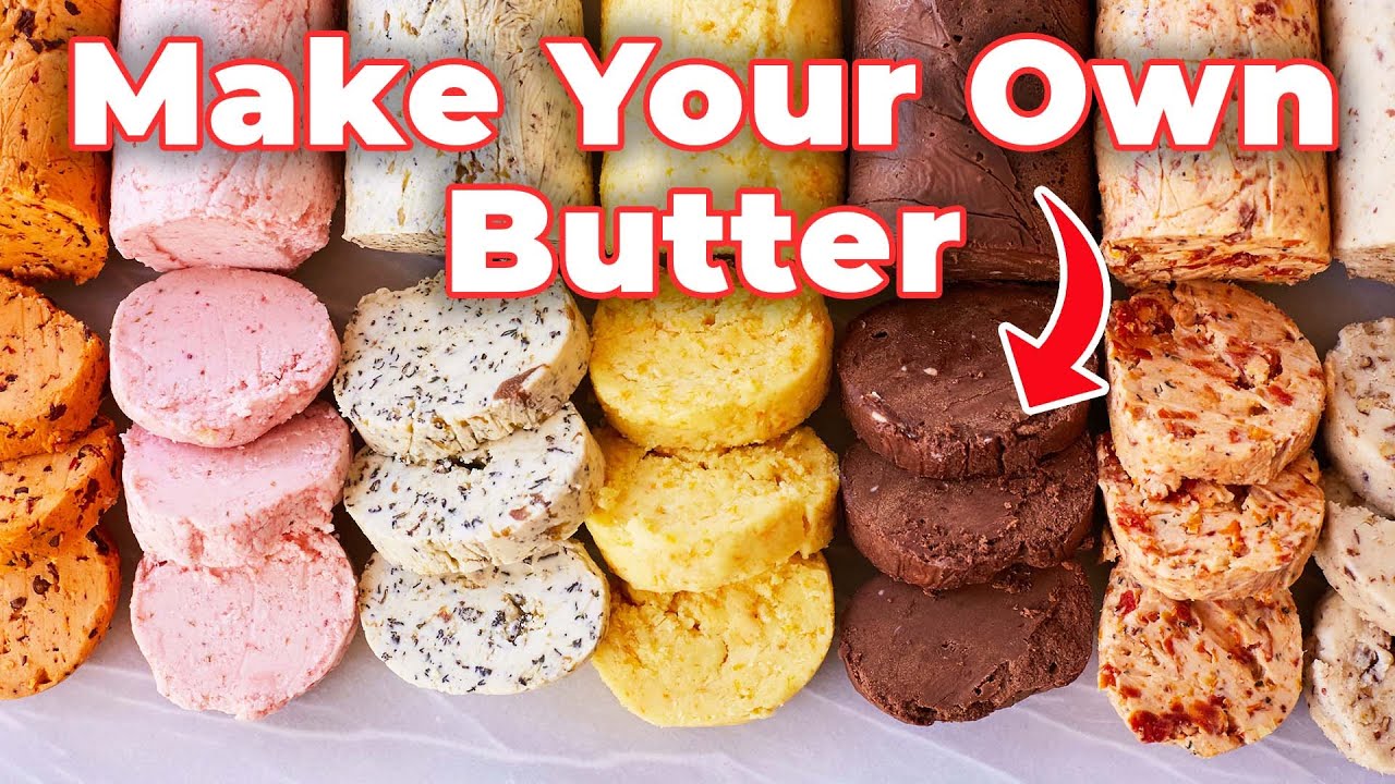 How To Make Your Own Compound Butters (5 Flavors!) | Bold Baking Basics