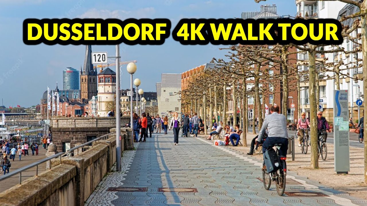 DÜSSELDORF 4K..... walking Tour in