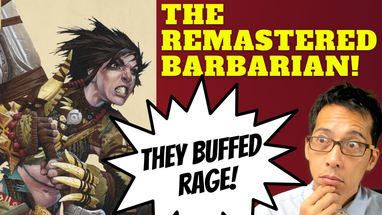 The Remastered Barbarian in Pathfinder 2e! (Rules Lawyer)