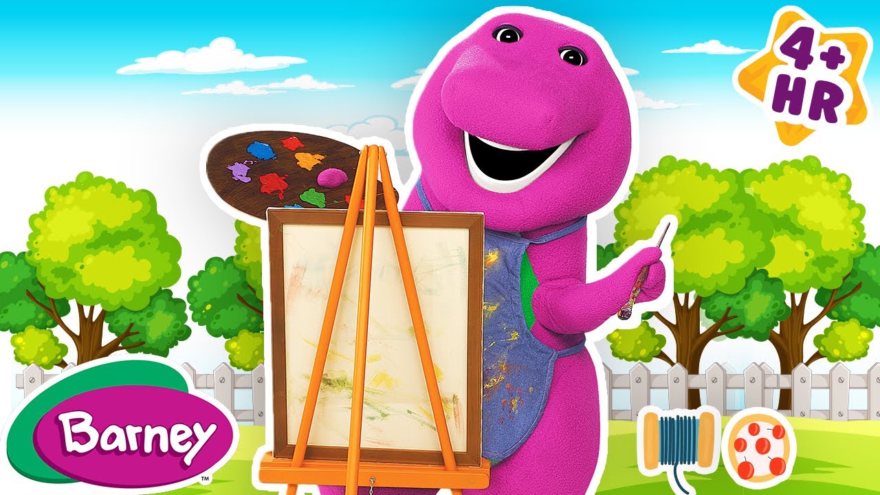 Drawing & Painting with Barney | Art & Creativity for Kids | NEW  Compilation | Barney the Dinosaur