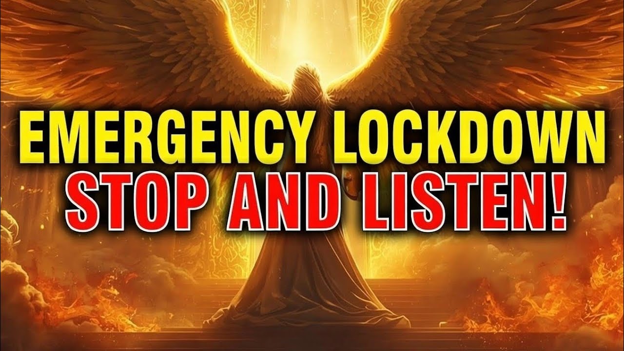 Chosen One, Stop Everything and Listen Now — Heaven Has Issued an Emergency Lockdown 🚨🔒