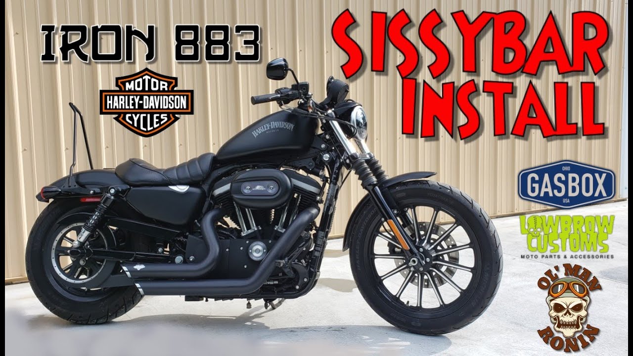 Gasbox Sissybar Install | Iron 883 | Ol' Man Ronin ( S1,E28)