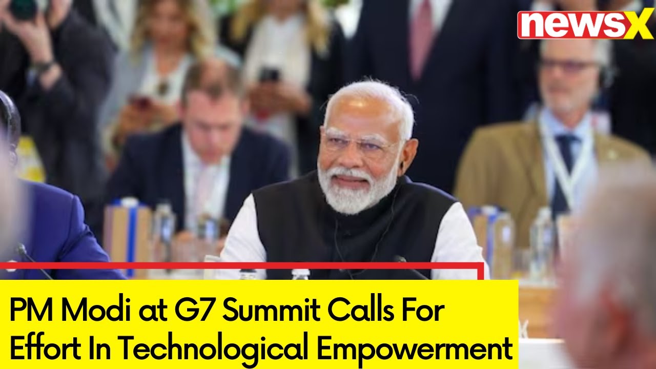 PM Modi at G7 Summit | Calls For Effort In Technological Empowerment | NewsX