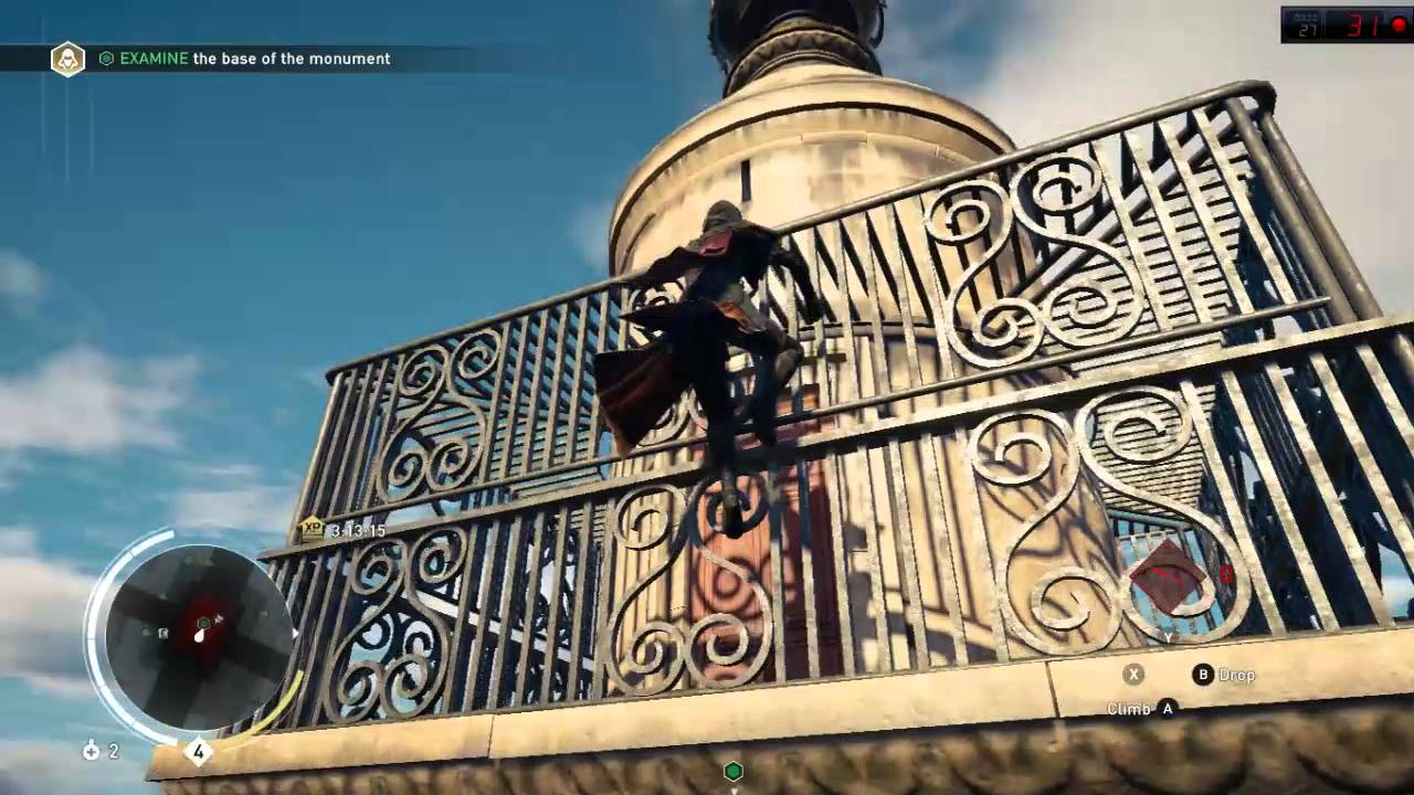 Assassin's Creed Syndicate examine  the base of the monument