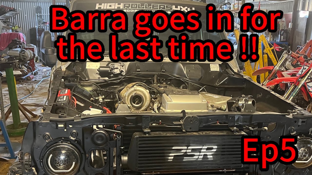 Putting a turbo Barra and zf6 in my gq patrol