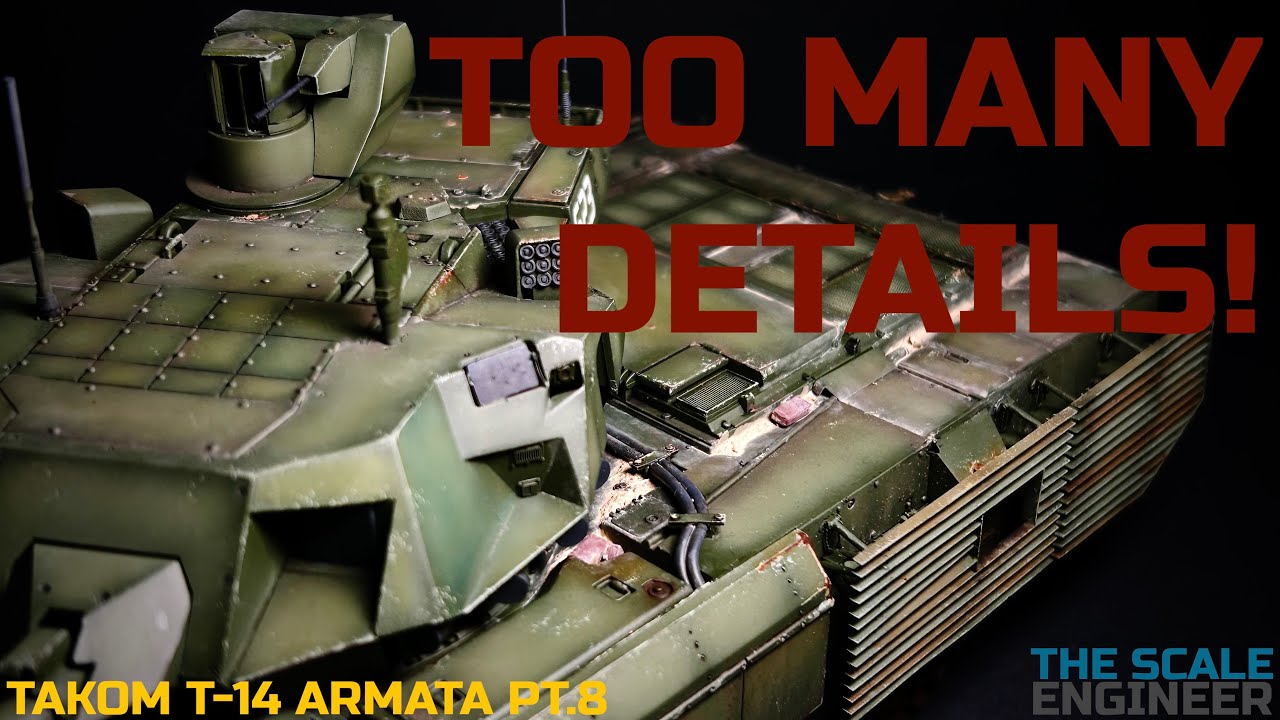 Detail Painting the T-14 | Takom 1/35 T-14 Armata pt 8 | 4K