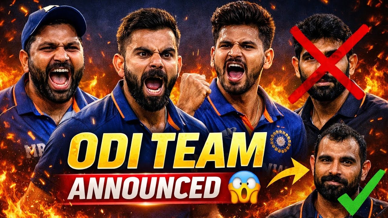 Team India ODI Squad 😱 | Bumrah–Shami OUT? Harshit Rana IN! BIG Debate 🔥
